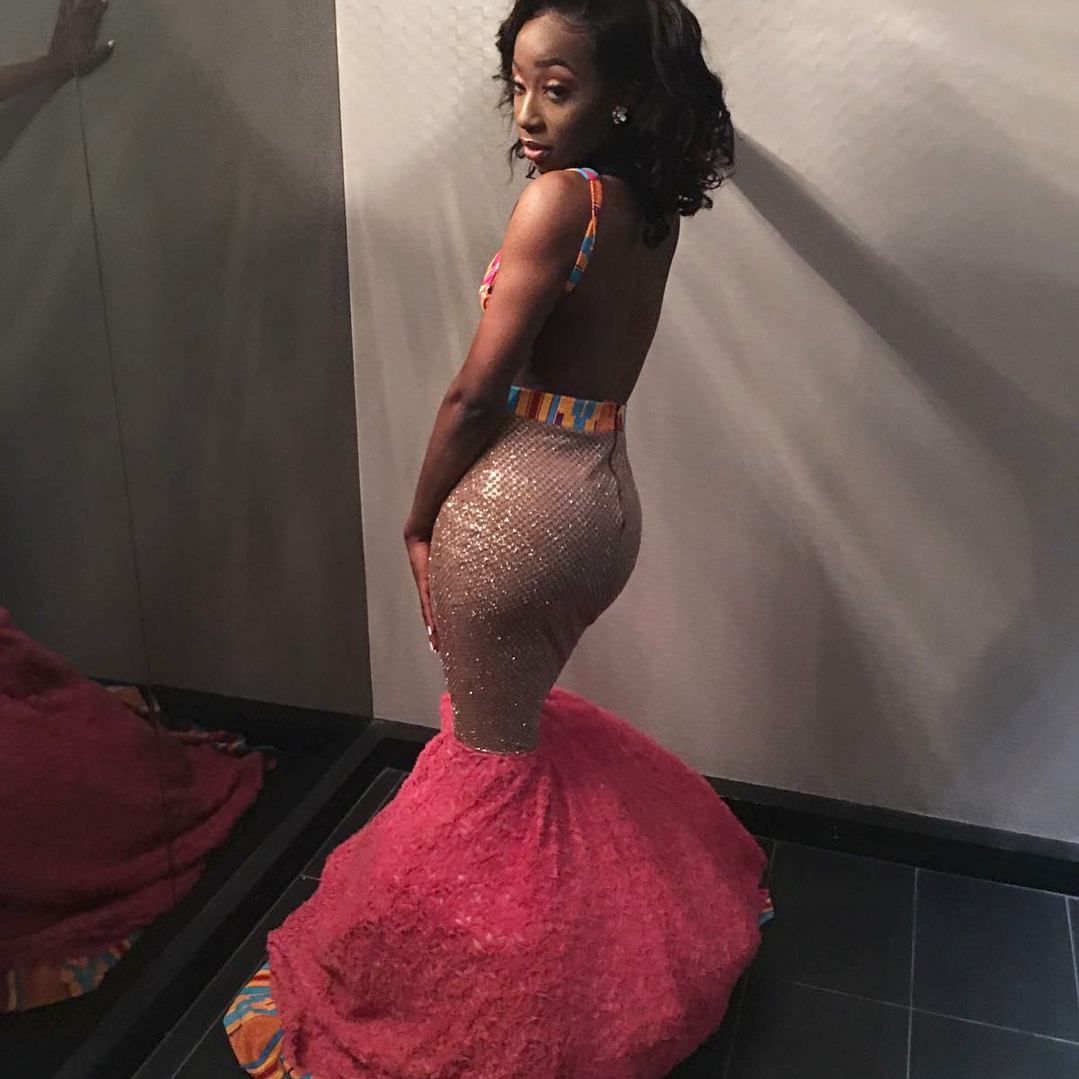 Sequined Evening Gown
