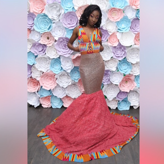 Colorful Evening Dress
